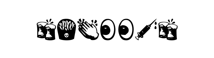 whatsapp emoticons  Free Fonts Download