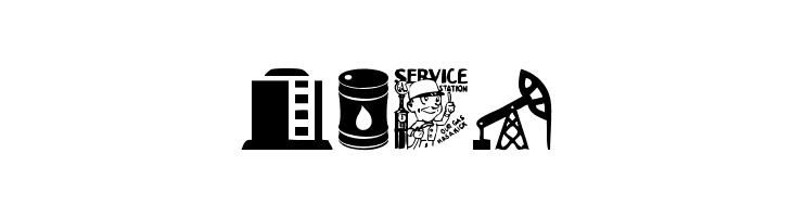 Oil Icons  Free Fonts Download