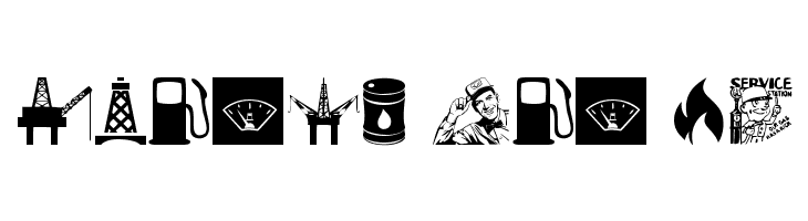 Oil Icons  Free Fonts Download