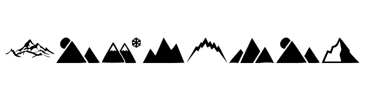 Mountain  Free Fonts Download