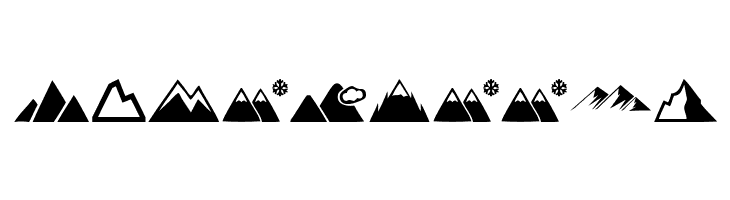 Mountain  Free Fonts Download