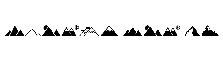 Mountain  Free Fonts Download