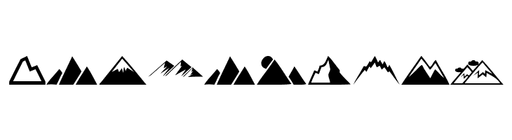 Mountain  Free Fonts Download