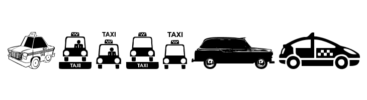 Taxi  Free Fonts Download