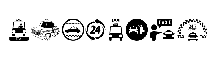 Taxi  Free Fonts Download