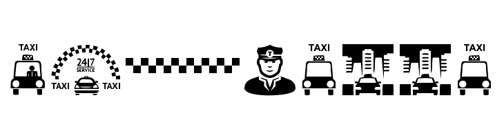 Taxi  Free Fonts Download