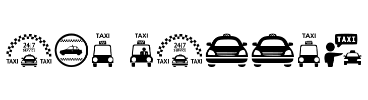 Taxi  Free Fonts Download