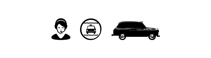 Taxi  Free Fonts Download