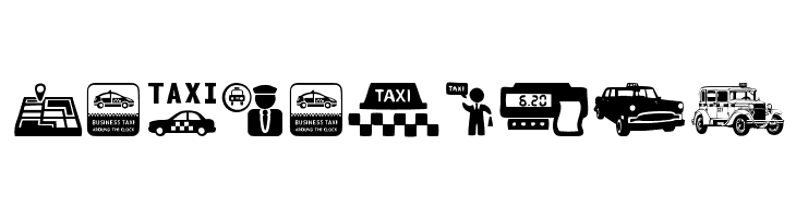 Taxi  Free Fonts Download