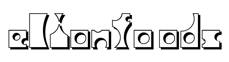Toolego-Shadow  Free Fonts Download