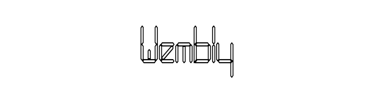 LEDFontHC  Free Fonts Download