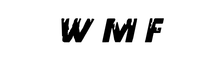 Red Undead Italic  Free Fonts Download