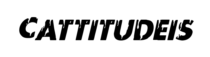 Red Undead Staggered Italic  Free Fonts Download