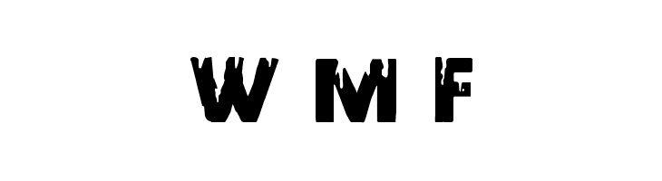Red Undead Staggered  Free Fonts Download