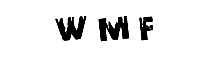 Red Undead Rotated  Free Fonts Download