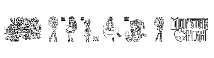Monster High  Free Fonts Download