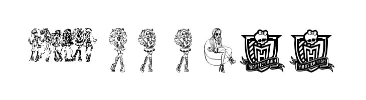 Monster High  Free Fonts Download