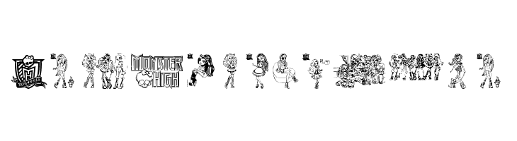 Monster High  Free Fonts Download