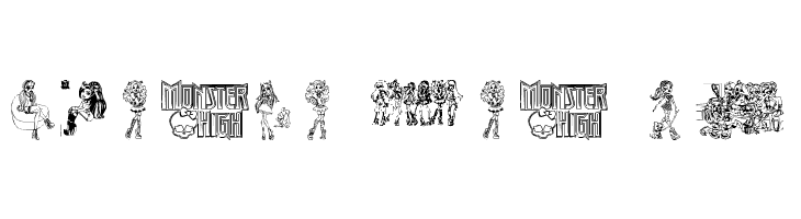 Monster High  Free Fonts Download