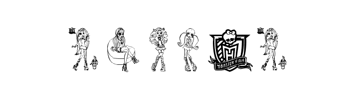 Monster High  Free Fonts Download