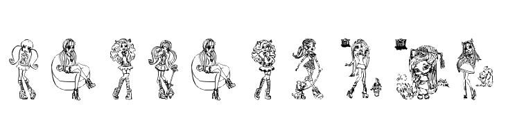 Monster High  Free Fonts Download