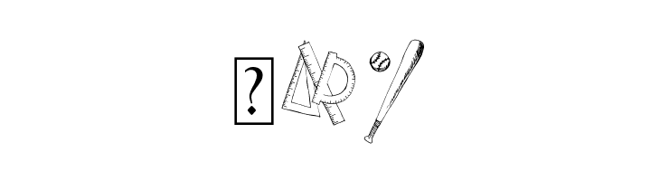 Back to School Elements DEMO  Free Fonts Download