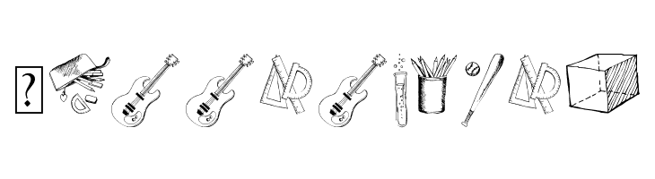 Back to School Elements DEMO  Free Fonts Download