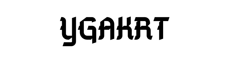 YGAKRT Gamaliel Font