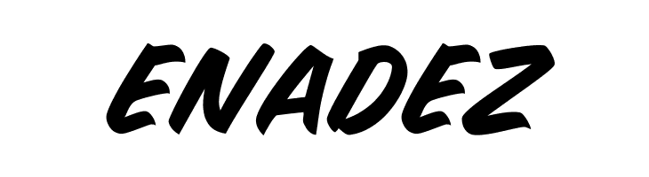 ENADEZ Snyder Speed Brush Font