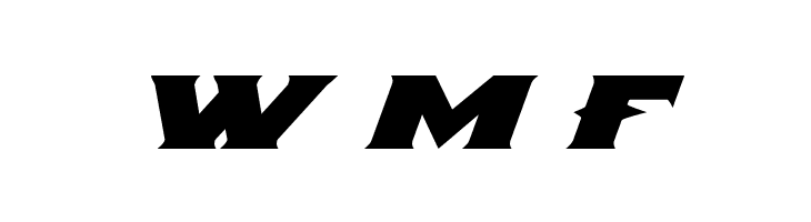 Indigo Demon Expanded Italic  Free Fonts Download