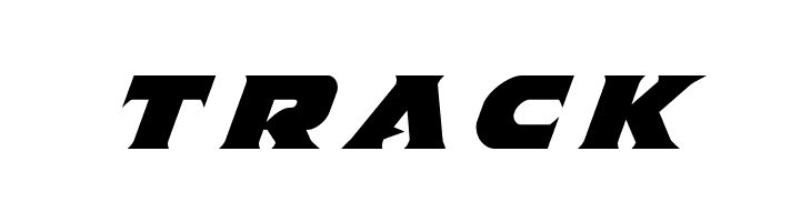 TRACK Indigo Demon Title Italic Font