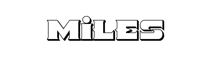 Indigo Demon 3D  Free Fonts Download