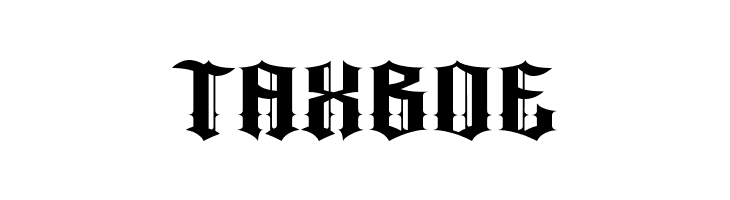 TAXBOE Bonzer - Dresden Font