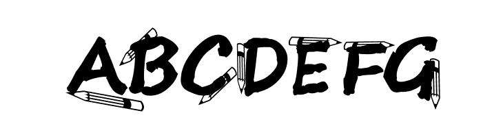S-Phanith14 KH PENCIL  Free Fonts Download