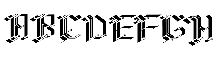 CiberGotica  Free Fonts Download