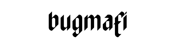 bugmafi zilverstone eYe/FS Regular Font