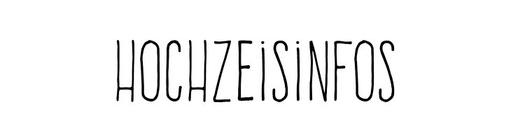 hochzeisinfos FrenteH1-Regular Font