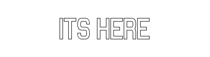 Milestone Outline  Free Fonts Download