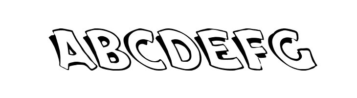 Cartoon Slant 1  Free Fonts Download