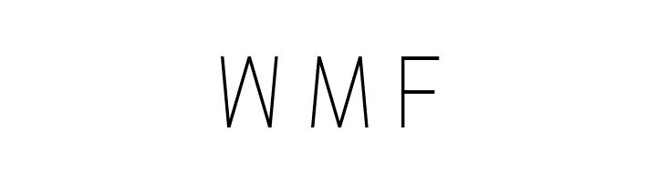 Fineness Pro ExtraLight Cond  Free Fonts Download