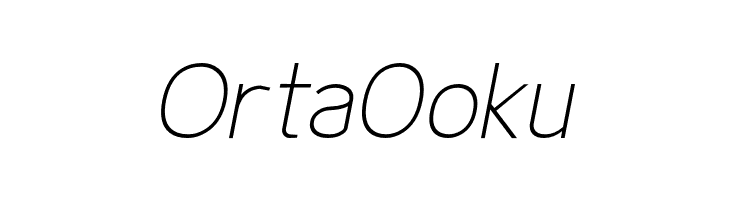 Fineness Pro ExtraLight Italic  Free Fonts Download