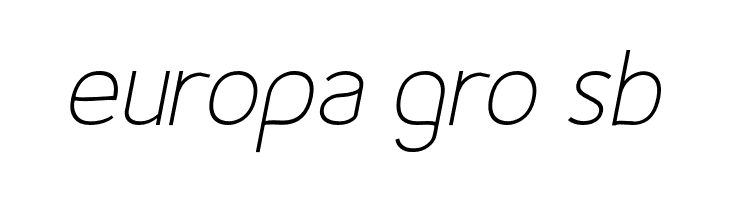Fineness Pro ExtraLight Italic  Free Fonts Download