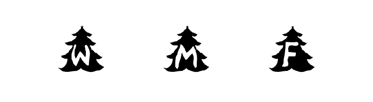 Christmas-Tree  Free Fonts Download