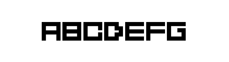 5Didgit Solid Regular  Free Fonts Download