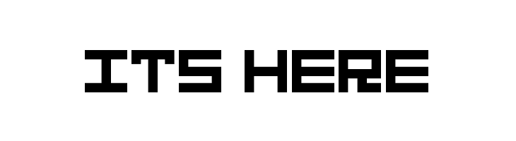 5Didgit Solid Regular  Free Fonts Download