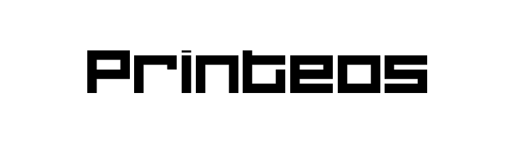 5Didgit Solid Regular  Free Fonts Download