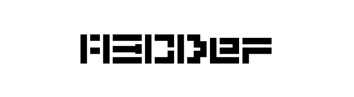 5Didgit Stencil Regular  Free Fonts Download