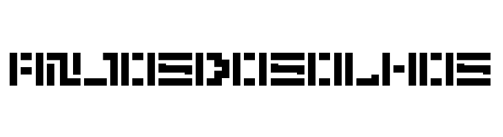 5Didgit Stencil Regular  Free Fonts Download