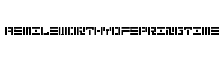 5Didgit Stencil Regular  Free Fonts Download