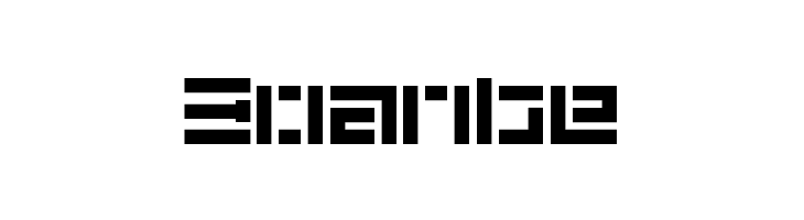 5Didgit Stencil Regular  Free Fonts Download